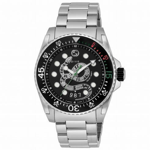 グッチ GUCCI DIVE YA136218 腕時計 メンズ ブラック クオーツ アナログ